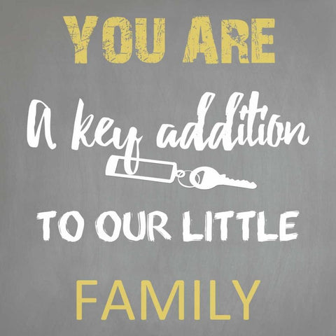 You Are Family Black Ornate Wood Framed Art Print with Double Matting by Lewis, Sheldon