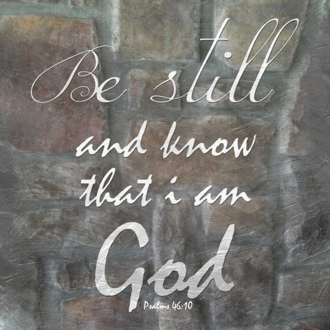 Be Still Black Modern Wood Framed Art Print by Lewis, Sheldon