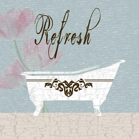 Refresh Cream White Modern Wood Framed Art Print by Lewis, Sheldon
