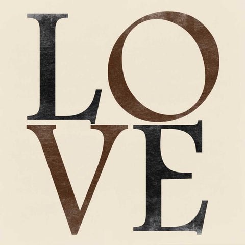Pure Love White Modern Wood Framed Art Print with Double Matting by Lewis, Sheldon