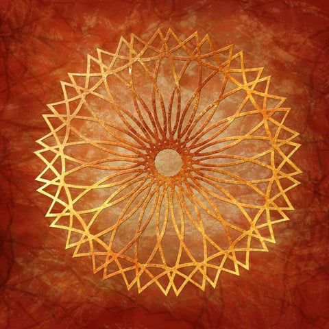 Paradigm Shift 2 White Modern Wood Framed Art Print with Double Matting by Lewis, Sheldon