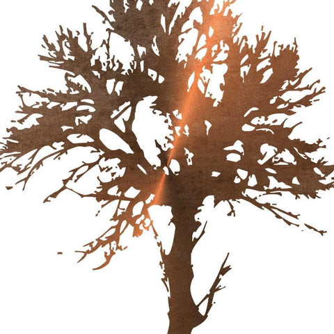 Tree of Wisdom 2 Black Ornate Wood Framed Art Print with Double Matting by Lewis, Sheldon