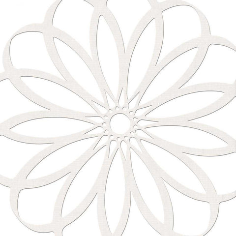 Snow White 2 Black Modern Wood Framed Art Print with Double Matting by Lewis, Sheldon