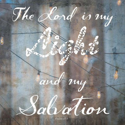 Light Of The World White Modern Wood Framed Art Print with Double Matting by Lewis, Sheldon