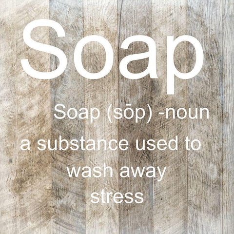Soap Black Modern Wood Framed Art Print by Lewis, Sheldon