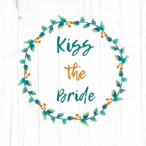 Bride White Modern Wood Framed Art Print with Double Matting by Lewis, Sheldon