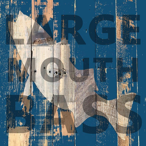 Bass Gold Ornate Wood Framed Art Print with Double Matting by Lewis, Sheldon