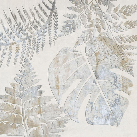 Black Garden 1 White Modern Wood Framed Art Print by Lewis, Sheldon