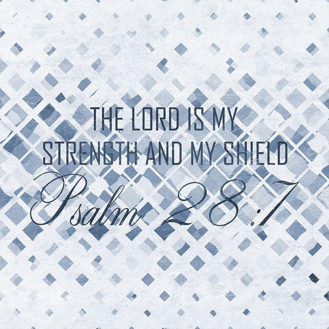 Strength And Shield Gold Ornate Wood Framed Art Print with Double Matting by Lewis, Sheldon