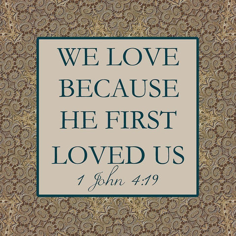 1 John White Modern Wood Framed Art Print with Double Matting by Lewis, Sheldon