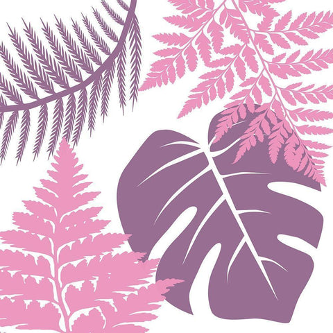 Tropical Color Bloom 2 Black Modern Wood Framed Art Print by Lewis, Sheldon