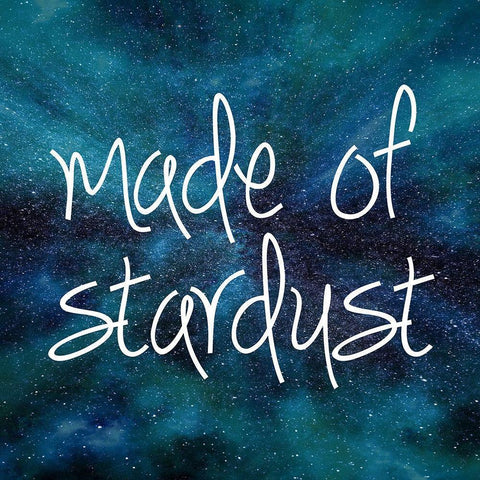 Stardust White Modern Wood Framed Art Print by Lewis, Sheldon