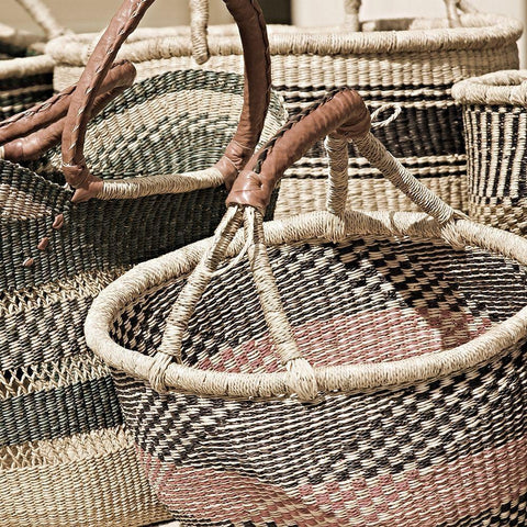 Crafty 1 White Modern Wood Framed Art Print with Double Matting by Lewis, Sheldon