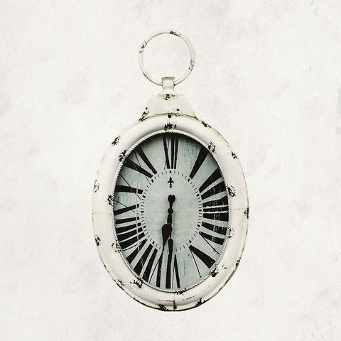 Time Traveler White Modern Wood Framed Art Print by Lewis, Sheldon