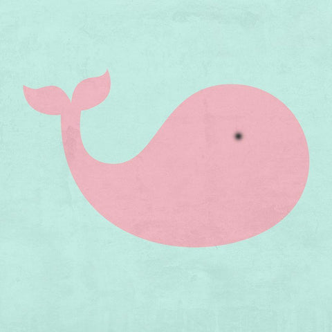 Whale Done White Modern Wood Framed Art Print by Lewis, Sheldon