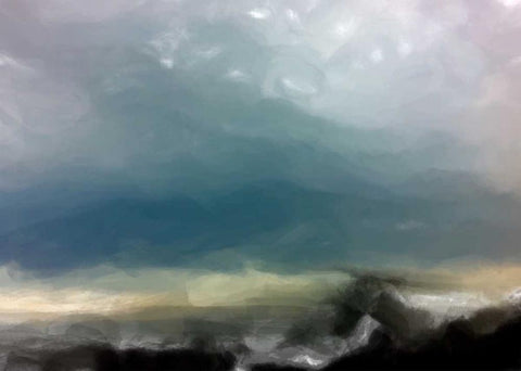 Homage To Turner Black Ornate Wood Framed Art Print with Double Matting by Butcher, Sarah