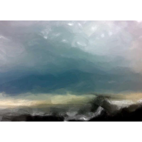 Homage To Turner Black Modern Wood Framed Art Print by Butcher, Sarah