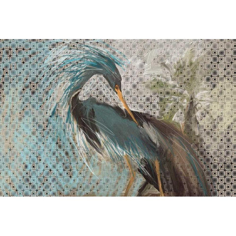 Wild Bird Black Modern Wood Framed Art Print by Butcher, Sarah