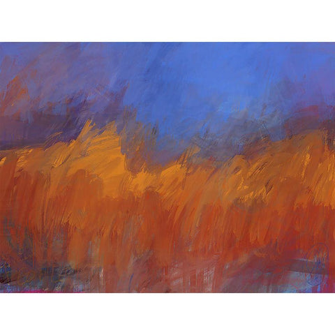 Burning Forest Black Modern Wood Framed Art Print by Butcher, Sarah