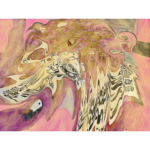 Let It Go White Modern Wood Framed Art Print by Butcher, Sarah