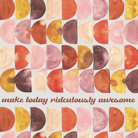 Retro Awesome White Modern Wood Framed Art Print by Stella & Jack Studio