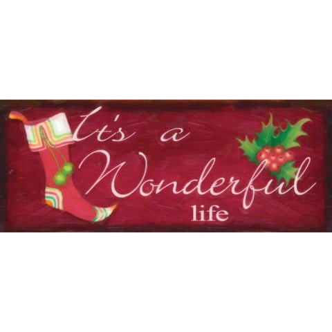 WONDERFUL LIFE Gold Ornate Wood Framed Art Print with Double Matting by Greene, Taylor