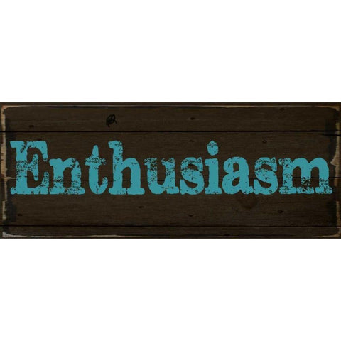 ENTHUSIASM 2 Gold Ornate Wood Framed Art Print with Double Matting by Greene, Taylor