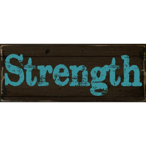 Strength 2 White Modern Wood Framed Art Print by Greene, Taylor