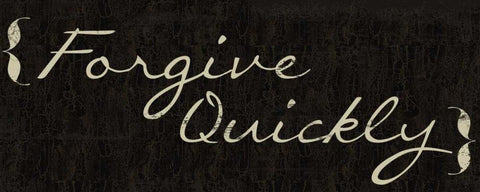 Forgive White Modern Wood Framed Art Print with Double Matting by Greene, Taylor