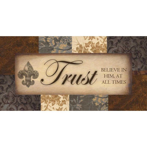 TRUST  NEUTRALS Black Modern Wood Framed Art Print with Double Matting by Greene, Taylor