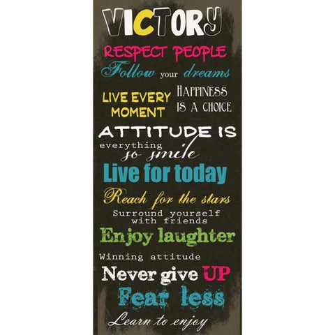 Victory White Modern Wood Framed Art Print by Greene, Taylor