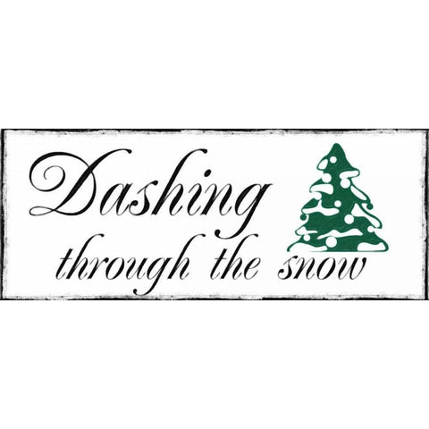 DASHING White Modern Wood Framed Art Print by Greene, Taylor