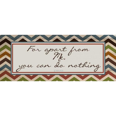 APART FROM ME E Black Modern Wood Framed Art Print with Double Matting by Greene, Taylor