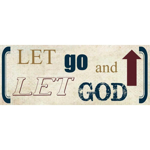 Let Go White Modern Wood Framed Art Print by Greene, Taylor