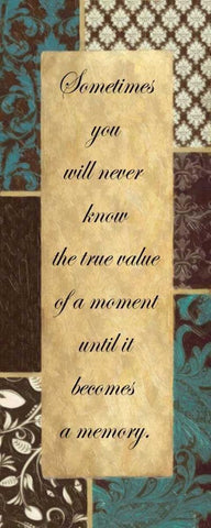 Sometimes Black Ornate Wood Framed Art Print with Double Matting by Greene, Taylor