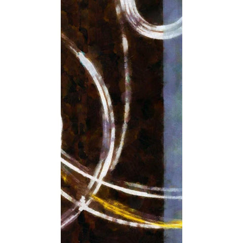 OPALA  PANEL II Black Modern Wood Framed Art Print by Greene, Taylor