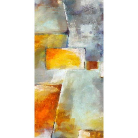 VIBE PANEL I White Modern Wood Framed Art Print by Greene, Taylor