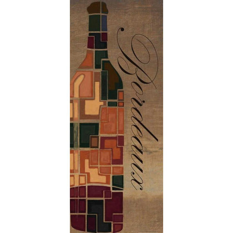 BORDEAUX White Modern Wood Framed Art Print by Greene, Taylor