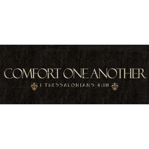 Comfort One Another Gold Ornate Wood Framed Art Print with Double Matting by Greene, Taylor