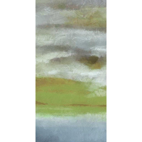 ABSTRACT HORIZON IIA White Modern Wood Framed Art Print by Greene, Taylor