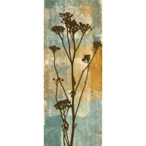 BOTANICAL BEAUTY II Black Modern Wood Framed Art Print with Double Matting by Greene, Taylor