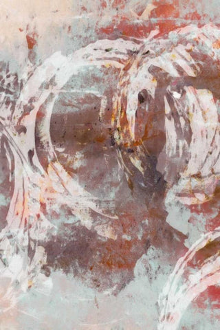 STROKES IN MOTION 2 Black Ornate Wood Framed Art Print with Double Matting by Greene, Taylor