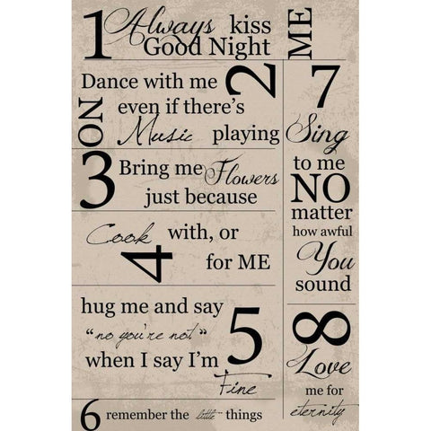 I WILL FALL FOR A MAN WHO Black Modern Wood Framed Art Print with Double Matting by Greene, Taylor