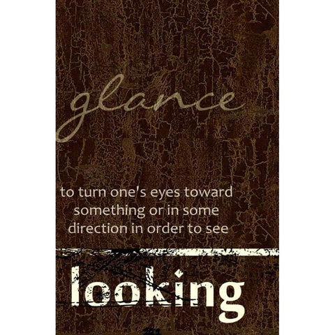 LOOKING White Modern Wood Framed Art Print by Greene, Taylor