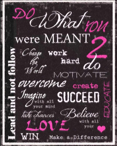 Do What White Modern Wood Framed Art Print with Double Matting by Greene, Taylor