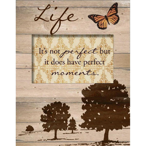 Life Black Modern Wood Framed Art Print by Greene, Taylor