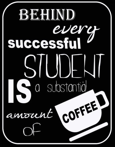 SUCCESSFUL STUDENT White Modern Wood Framed Art Print with Double Matting by Greene, Taylor