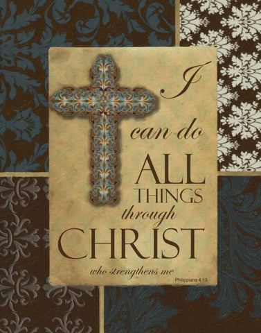 I CAN DO ALL White Modern Wood Framed Art Print with Double Matting by Greene, Taylor