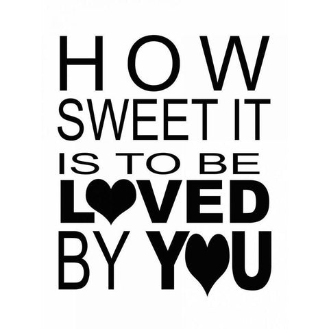 HOW SWEET White Modern Wood Framed Art Print by Greene, Taylor