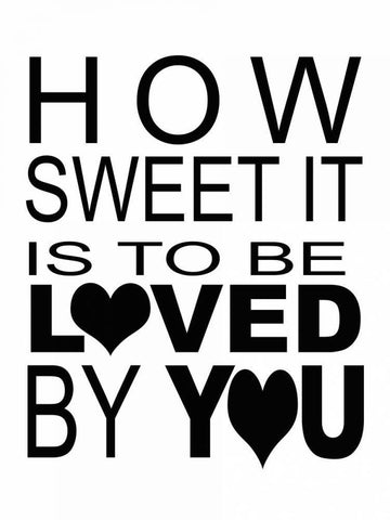 HOW SWEET White Modern Wood Framed Art Print with Double Matting by Greene, Taylor